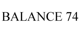 BALANCE 74 trademark