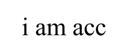 I AM ACC trademark