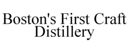 BOSTON'S FIRST CRAFT DISTILLERY trademark
