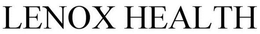LENOX HEALTH trademark