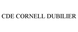 CDE CORNELL DUBILIER trademark
