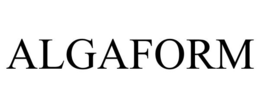 ALGAFORM trademark