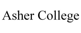 ASHER COLLEGE trademark