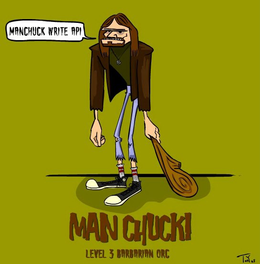 MANCHUCK WRITE API MANCHUCK LEVEL 3 BARBARIAN ORC trademark