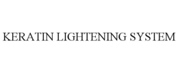 KERATIN LIGHTENING SYSTEM trademark