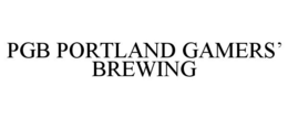 PGB PORTLAND GAMERS' BREWING trademark