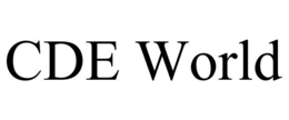 CDE WORLD trademark