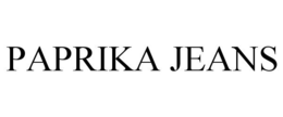 PAPRIKA JEANS trademark