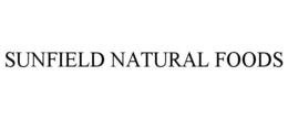 SUNFIELD NATURAL FOODS trademark
