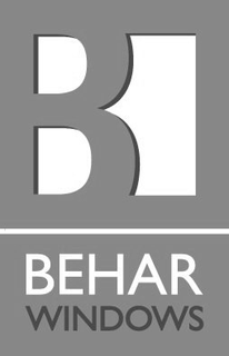 B BEHAR WINDOWS trademark