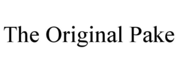 THE ORIGINAL PAKE trademark