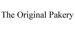THE ORIGINAL PAKERY trademark