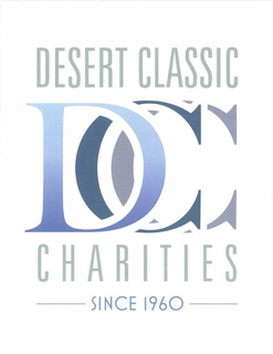DESERT CLASSIC CHARITIES SINCE 1960 DCC trademark