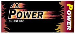 7X POWER BUTANE GAS POWER trademark