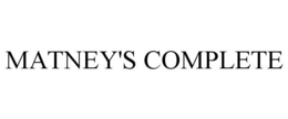 MATNEY'S COMPLETE trademark