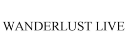WANDERLUST LIVE trademark