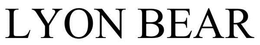 LYON BEAR trademark