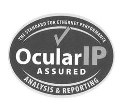OCULARIP ASSURED THE STANDARD FOR ETHERNET PERFORMANCE ANALYSIS & REPORTING trademark
