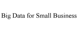 BIG DATA FOR SMALL BUSINESS trademark