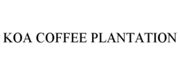 KOA COFFEE PLANTATION trademark
