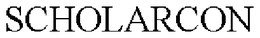 SCHOLARCON trademark