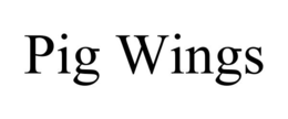 PIG WINGS trademark