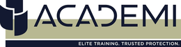 ACADEMI ELITE TRAINING. TRUSTED PROTECTION. trademark