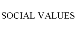 SOCIAL VALUES trademark