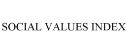 SOCIAL VALUES INDEX trademark