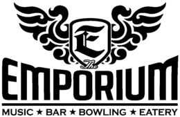 E THE EMPORIUM MUSIC BAR BOWLING EATERY trademark