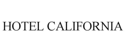 HOTEL CALIFORNIA trademark