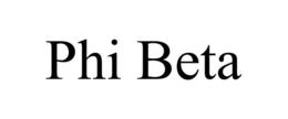 PHI BETA trademark