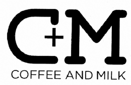 C+M COFFEE AND MILK trademark