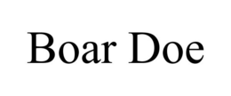 BOAR DOE trademark