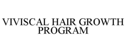 VIVISCAL HAIR GROWTH PROGRAM trademark