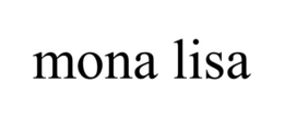 MONA LISA trademark