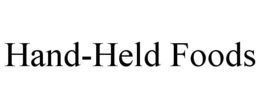HAND-HELD FOODS trademark