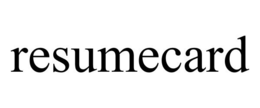 RESUMECARD trademark
