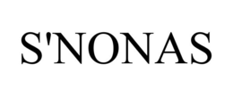 S'NONAS trademark