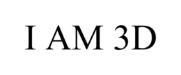 I AM 3D trademark