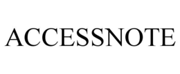 ACCESSNOTE trademark