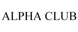 ALPHA CLUB trademark