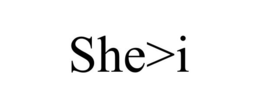 SHE>I trademark