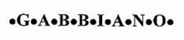 ·G·A·B·B·I·A·N·O· trademark