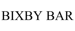 BIXBY BAR trademark