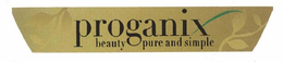 PROGANIX BEAUTY PURE AND SIMPLE trademark