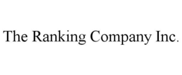 THE RANKING COMPANY INC. trademark