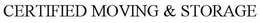 CERTIFIED MOVING & STORAGE trademark