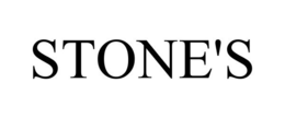 STONE'S trademark