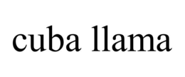 CUBA LLAMA trademark